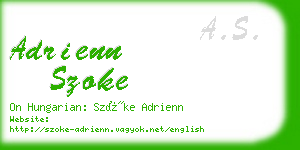 adrienn szoke business card